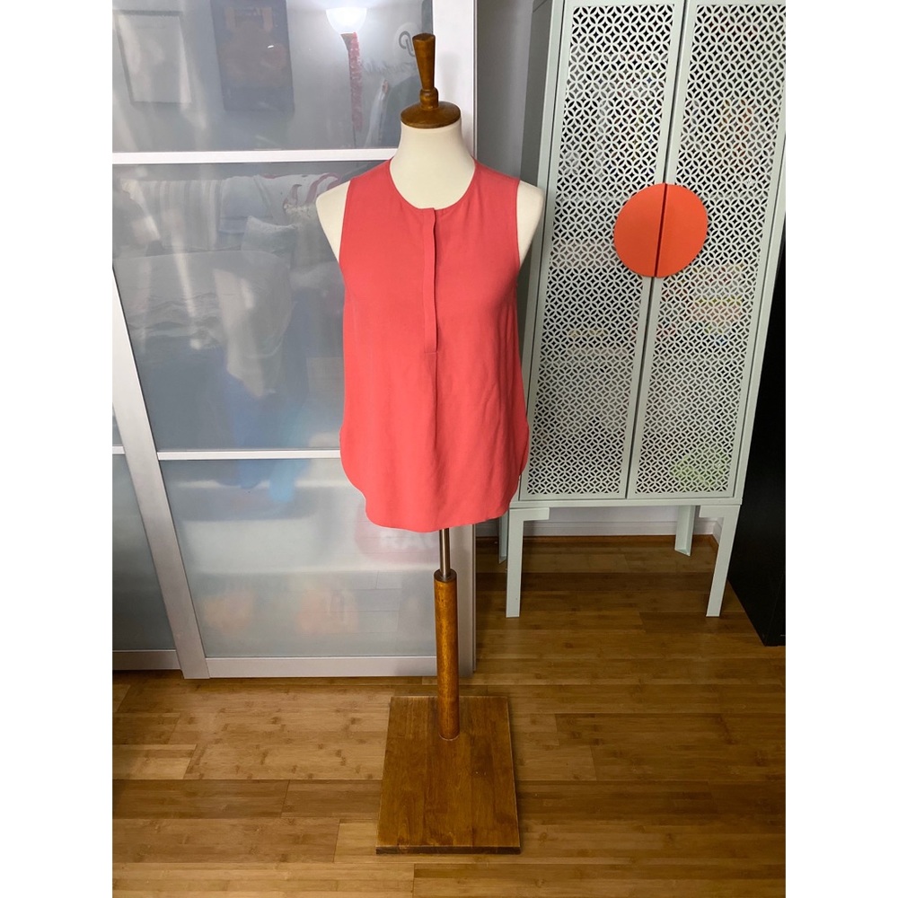 Madewell Novella Sleeveless Blouse in Pink